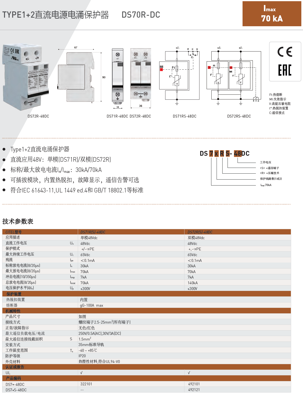 DS72RS-48DC