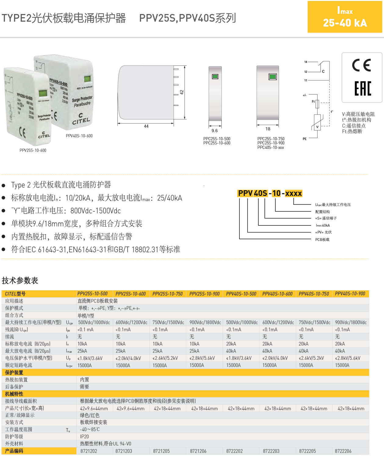 PPV40S-10-500，PPV40S-10-600，PPV40S-10-750，PPV40S-10-900