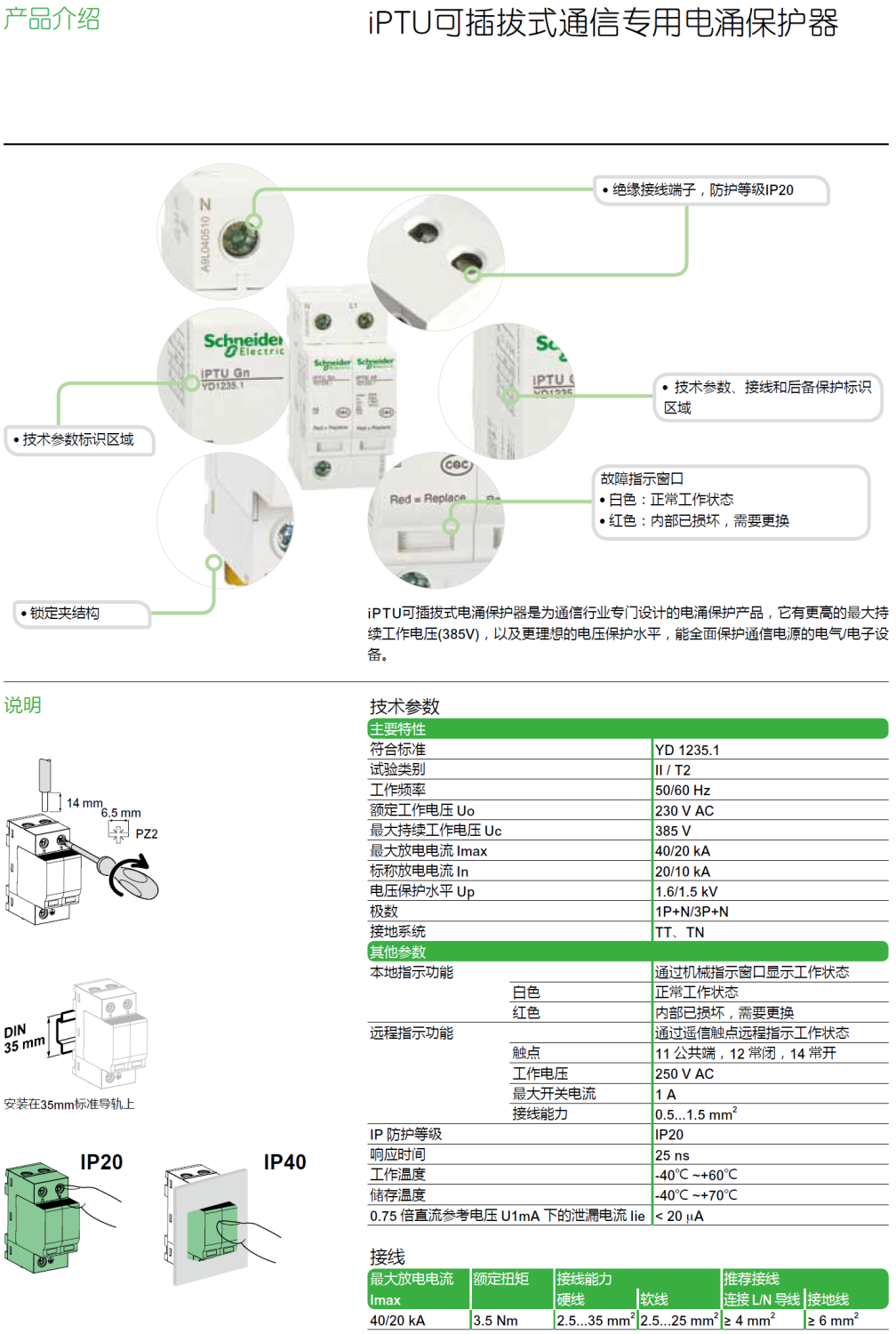 iPTU 20r 3P+N